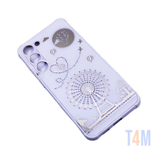 Capa Duro Designer para Samsung Galaxy S23 Plus Branco